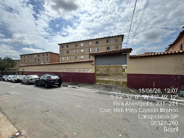 Apartamento • 2 dorm • Conjunto Habitacional Presidente Castelo • Carapicuiba/SP