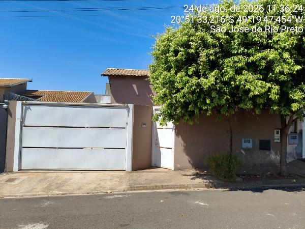 Casa • 2 dorm • Residencial Santa Regina • Sao Jose Do Rio Preto/SP