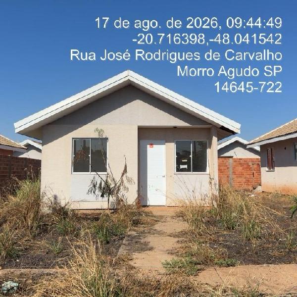 Casa • 2 dorm • Residencial Alfredo Benedetti • Morro Agudo/SP